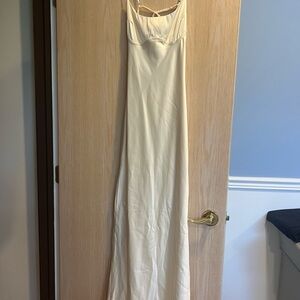 Princess Polly Cream Maxi Dress